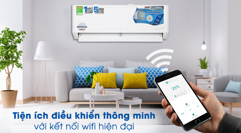 Điều hòa TCL Inverter 10000 BTU TAC-10CSD/TPG11 - Điều khiển thông minh