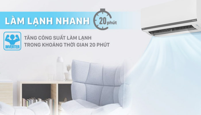 Điều hòa Daikin làm lạnh nhanh