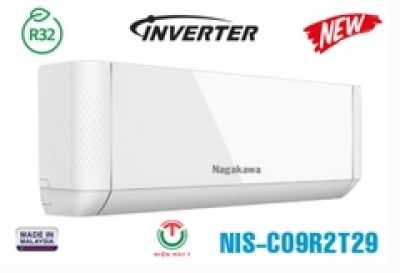 Máy lạnh Nagakawa treo tường inverter (1.0Hp ) NIS-C09R2T29