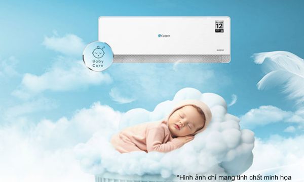 Máy lạnh Casper Inverter 1.5 HP QC-12IS36 - Vận hành êm ái