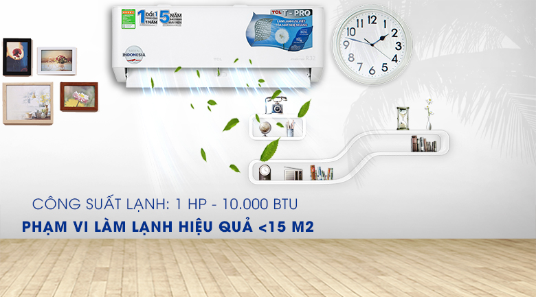 Điều hòa TCL Inverter 10000 BTU TAC-10CSD/TPG11 - Công suất 1 HP