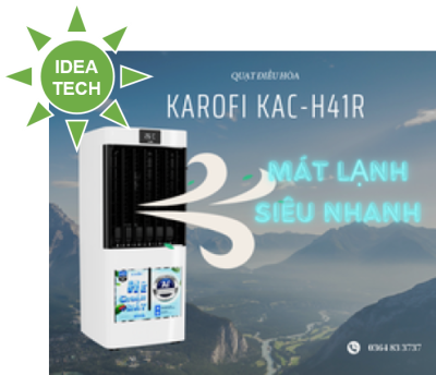 Quạt điều hòa Karofi KAC-H41R