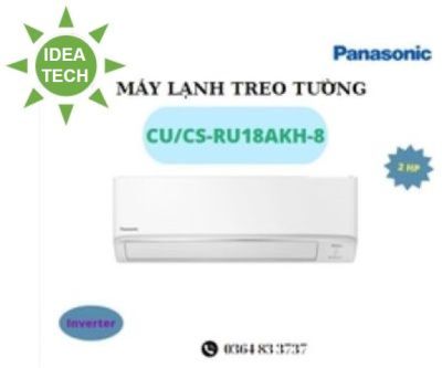 Máy Lạnh Panasonic Inverter 2.0Hp CU/CS-RU18AKH-8