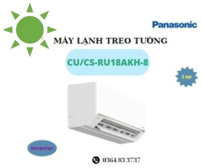 Máy Lạnh Panasonic Inverter 2.0Hp CU/CS-RU18AKH-8